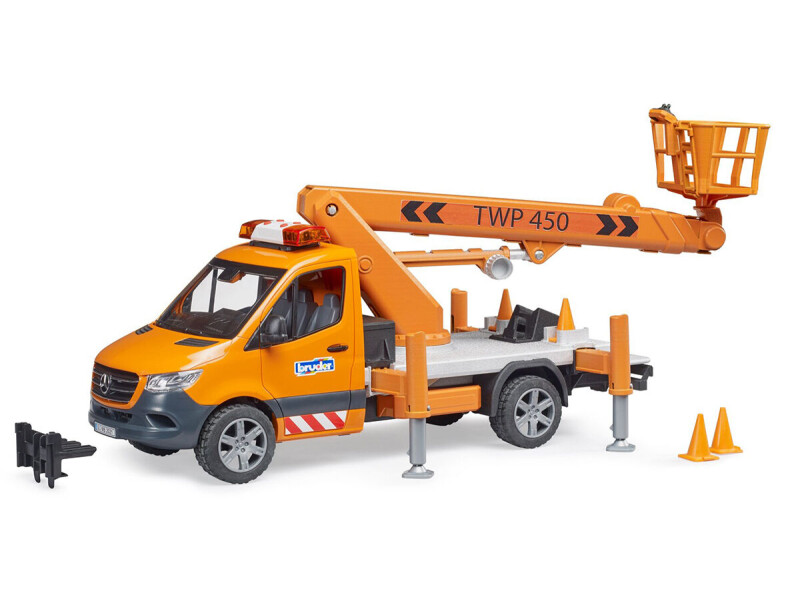 Bruder MB Sprinter s vysokozdvižnou pracovní plošinou 1:16